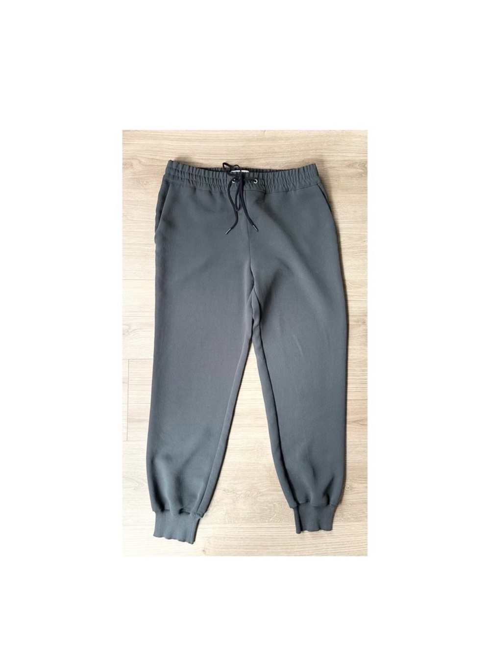 Wilfred Charcoal Gray Drawstring Jogger Pants